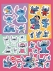 Buchcover und Innenansicht für das Buch: Disney Stitch: 1001 Sticker - Stickern - Rätseln - Ausmalen