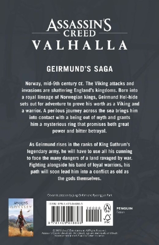 Buchcover und Innenansicht für das Buch: Assassin's Creed Valhalla: Geirmund's Saga
