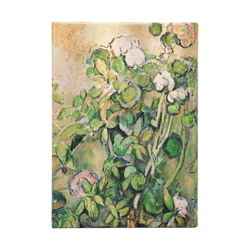 Buchcover und Innenansicht für das Buch: 12-Monatskalender 2027 Cezannes Terrakotta-Töpfe und Blumen Maxi Tagesüberblick