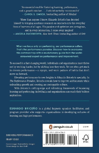 Buchcover und Innenansicht für das Buch: The Performance Paradox