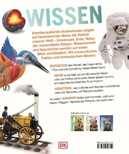 Buchcover und Innenansicht für das Buch: DK Wissen