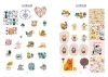 Buchcover und Innenansicht für das Buch: Bullet Journal Stickerbuch - Katzenliebe