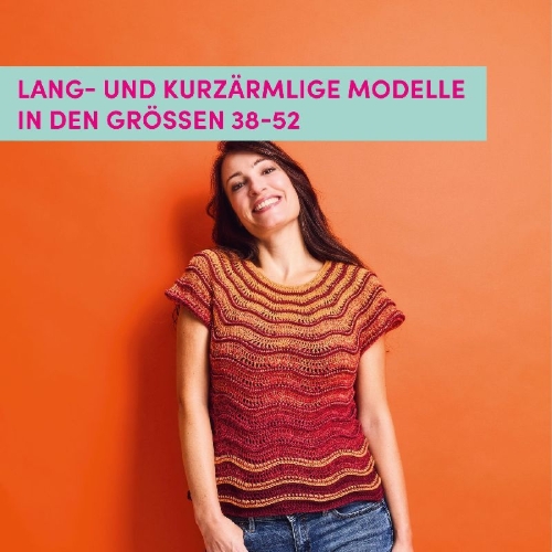 Buchcover und Innenansicht für das Buch: Raglan-Shirts häkeln