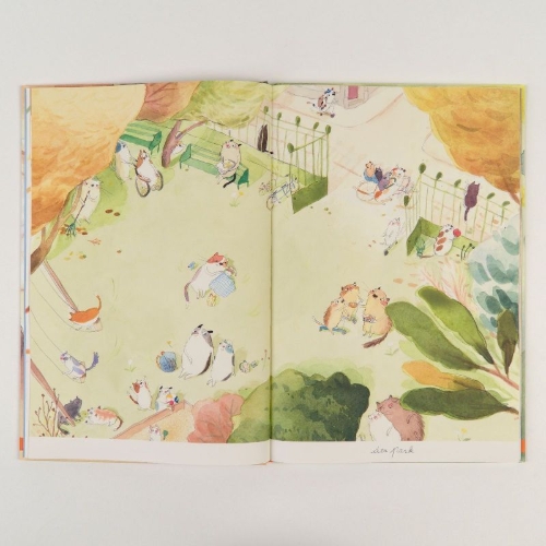 Buchcover und Innenansicht für das Buch: Une année ensemble