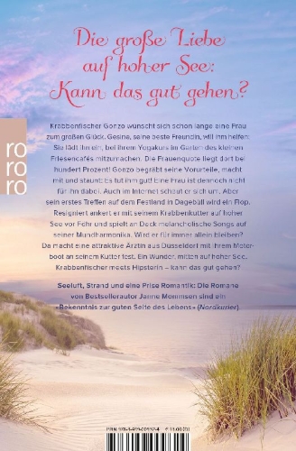 Buchcover und Innenansicht für das Buch: Frühlingsgefühle im kleinen Friesencafé
