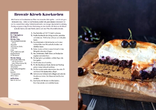 Buchcover und Innenansicht für das Buch: Backgenuss mit Meeresbrise