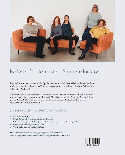 Buchcover und Innenansicht für das Buch: Maßgestrickt