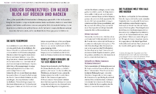 Buchcover und Innenansicht für das Buch: Dynamisches Faszien-Yoga (mit DVD)