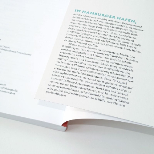 Buchcover und Innenansicht für das Buch: Alles über Schiffe in Hamburg