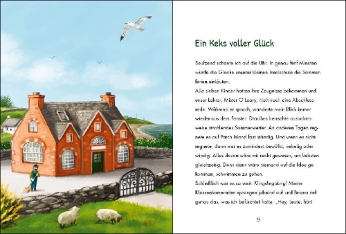 Buchcover und Innenansicht für das Buch: Ruby Fairygale und die Insel der Magie (Erstlese-Reihe, Band 1)