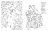 Buchcover und Innenansicht für das Buch: VOGUE Colouring Book
