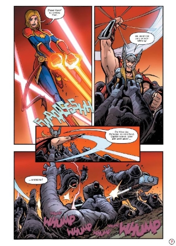 Buchcover und Innenansicht für das Buch: Marvel Action: Avengers #4-#6