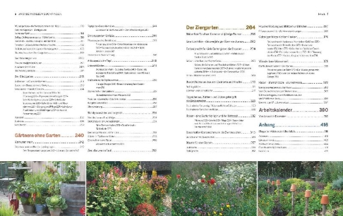 Buchcover und Innenansicht für das Buch: Der Biogarten