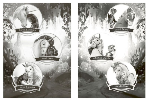 Buchcover und Innenansicht für das Buch: Unicorn Academy - Sophias Einladung