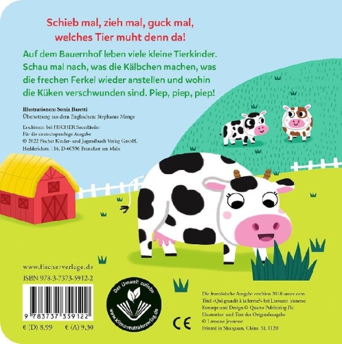 Buchcover und Innenansicht für das Buch: Push and Pull: How is born at the farm?