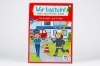 Buchcover und Innenansicht für das Buch: Wir basteln! ab 5 Jahren - Malen, Ausschneiden, Kleben - Feuerwehr und Polizei