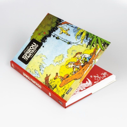 Buchcover und Innenansicht für das Buch: Spirou und Fantasio Gesamtausgabe Neuedition 3