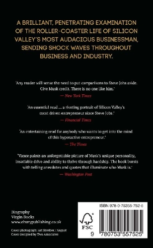 Buchcover und Innenansicht für das Buch: Elon Musk