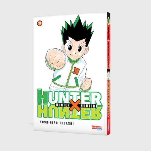 Buchcover und Innenansicht für das Buch: Hunter X Hunter