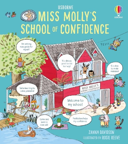 Buchcover und Innenansicht für das Buch: Miss Molly's School of Confidence