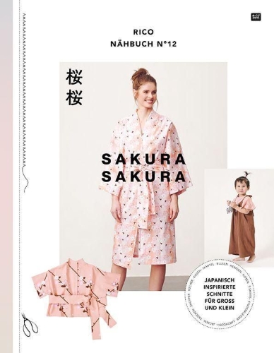 Buchcover und Innenansicht für das Buch: RICO NÄHBUCH No 12 Sakura Sakura