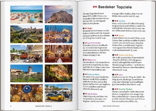 Buchcover und Innenansicht für das Buch: Baedeker SMART Reiseführer Mallorca