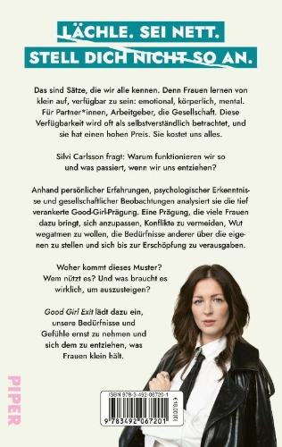 Buchcover und Innenansicht für das Buch: Good Girl Exit
