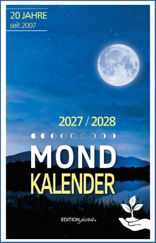 Buchcover und Innenansicht für das Buch: Mondkalender 2027