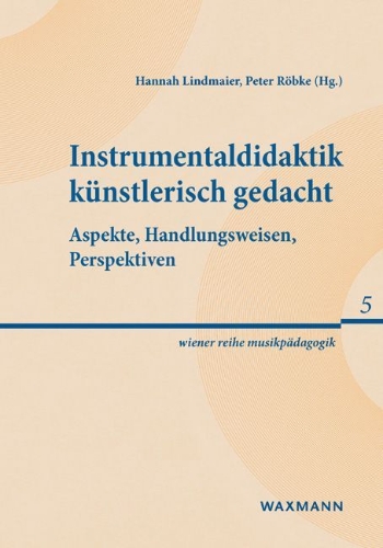 Buchcover und Innenansicht für das Buch: Instrumentaldidaktik künstlerisch gedacht