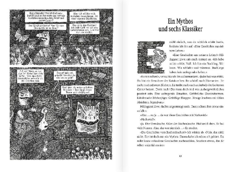Buchcover und Innenansicht für das Buch: Der Bücherdrache