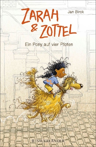 Buchcover und Innenansicht für das Buch: Zarah und Zottel 01 - Ein Pony auf vier Pfoten