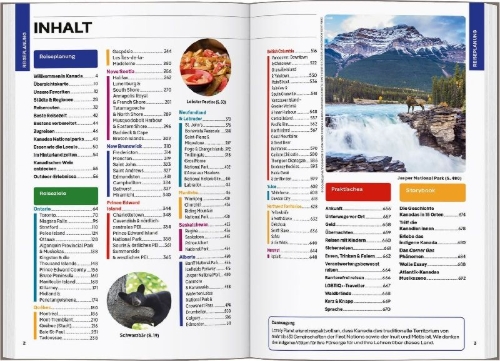 Buchcover und Innenansicht für das Buch: LONELY PLANET Reiseführer Kanada