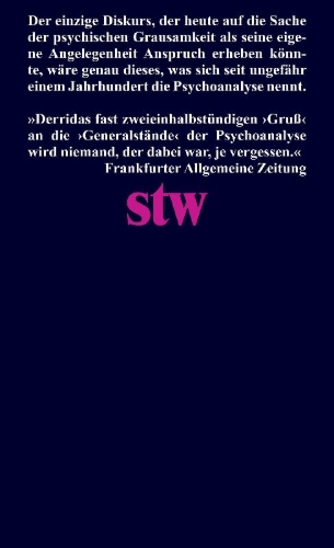 Buchcover und Innenansicht für das Buch: Etats d´âme de la psychanalyse. L´impossible au-delà d'une souveraine cruauté
