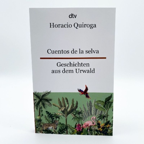 Buchcover und Innenansicht für das Buch: Cuentos de la selva Geschichten aus dem Urwald