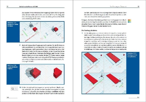 Buchcover und Innenansicht für das Buch: Faszination 3D Druck - 5., aktualisierte Auflage - Alles zum Drucken, Scannen, Modellieren