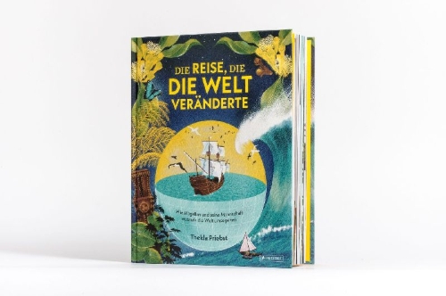 Buchcover und Innenansicht für das Buch: Die Reise, die die Welt veränderte