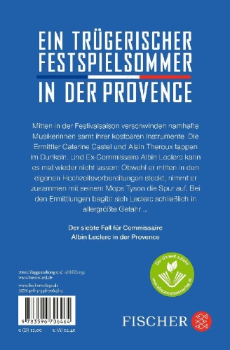 Buchcover und Innenansicht für das Buch: Trügerische Provence