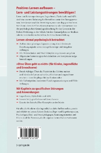 Buchcover und Innenansicht für das Buch: Positiv lernen