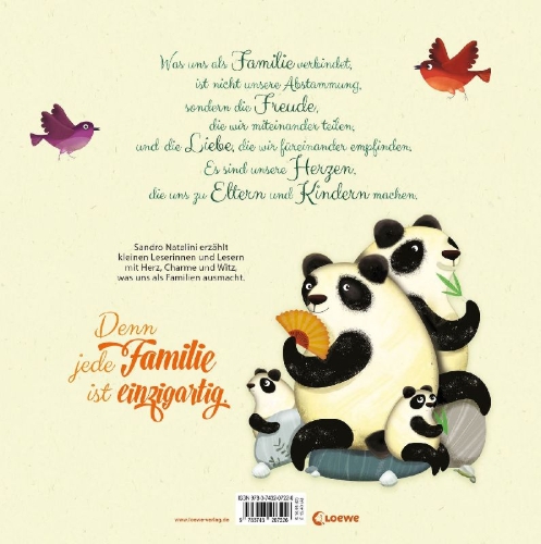 Buchcover und Innenansicht für das Buch: In famiglia