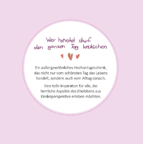 Buchcover und Innenansicht für das Buch: Hochzeit machen ist sooo schön!