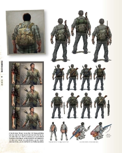 Buchcover und Innenansicht für das Buch: The Art of The Last of Us