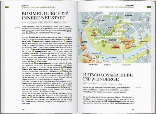 Buchcover und Innenansicht für das Buch: Baedeker Reiseführer Dresden