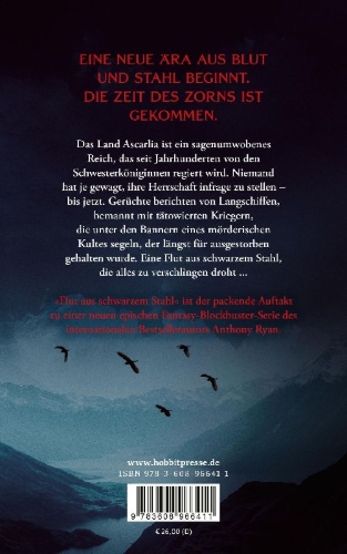 Buchcover und Innenansicht für das Buch: A Tide of Black Steel