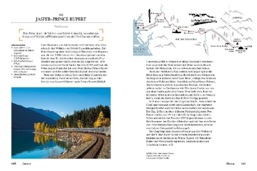 Buchcover und Innenansicht für das Buch: A History of the World in 500 Railway Journeys
