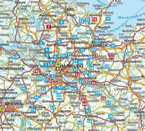 Buchcover und Innenansicht für das Buch: Rund um Hamburg