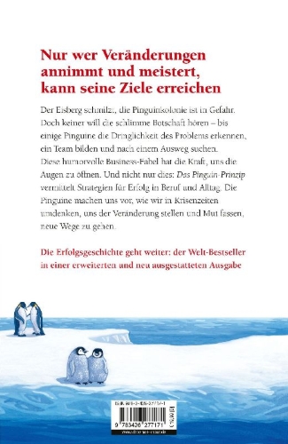 Buchcover und Innenansicht für das Buch: Das Pinguin-Prinzip