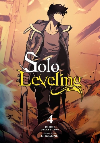 Buchcover und Innenansicht für das Buch: Solo Leveling, Vol. 4 (comic)