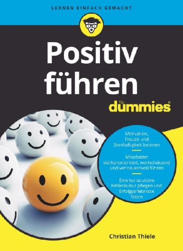 Buchcover und Innenansicht für das Buch: Positiv Führen für Dummies