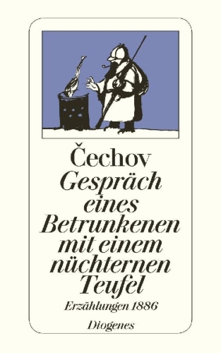 Buchcover und Innenansicht für das Buch: Gespräch eines Betrunkenen mit einem nüchternen Teufel