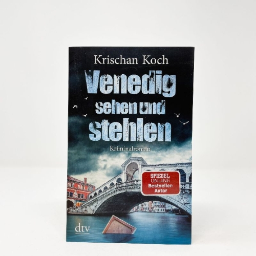 Buchcover und Innenansicht für das Buch: Venedig sehen und stehlen